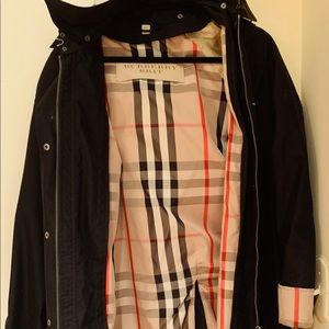 Burberry hooded jacket.  Size women’s 10.